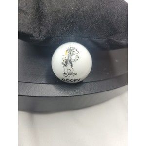 Vintage  Disney Goofy White Big Marble 1/2" Collectible